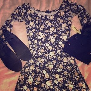 Dress, boots and hat set